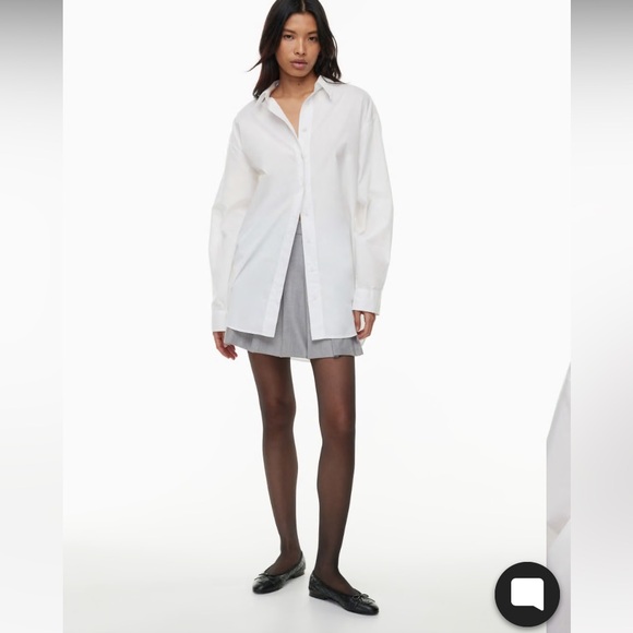 Sunday Best Tops - Aritzia Sunday Best oversized white button down. New with tags. Size Medium